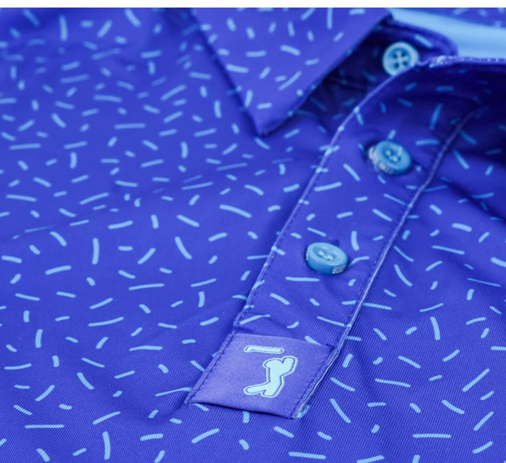 Men's Blue Niblets Golf Polo