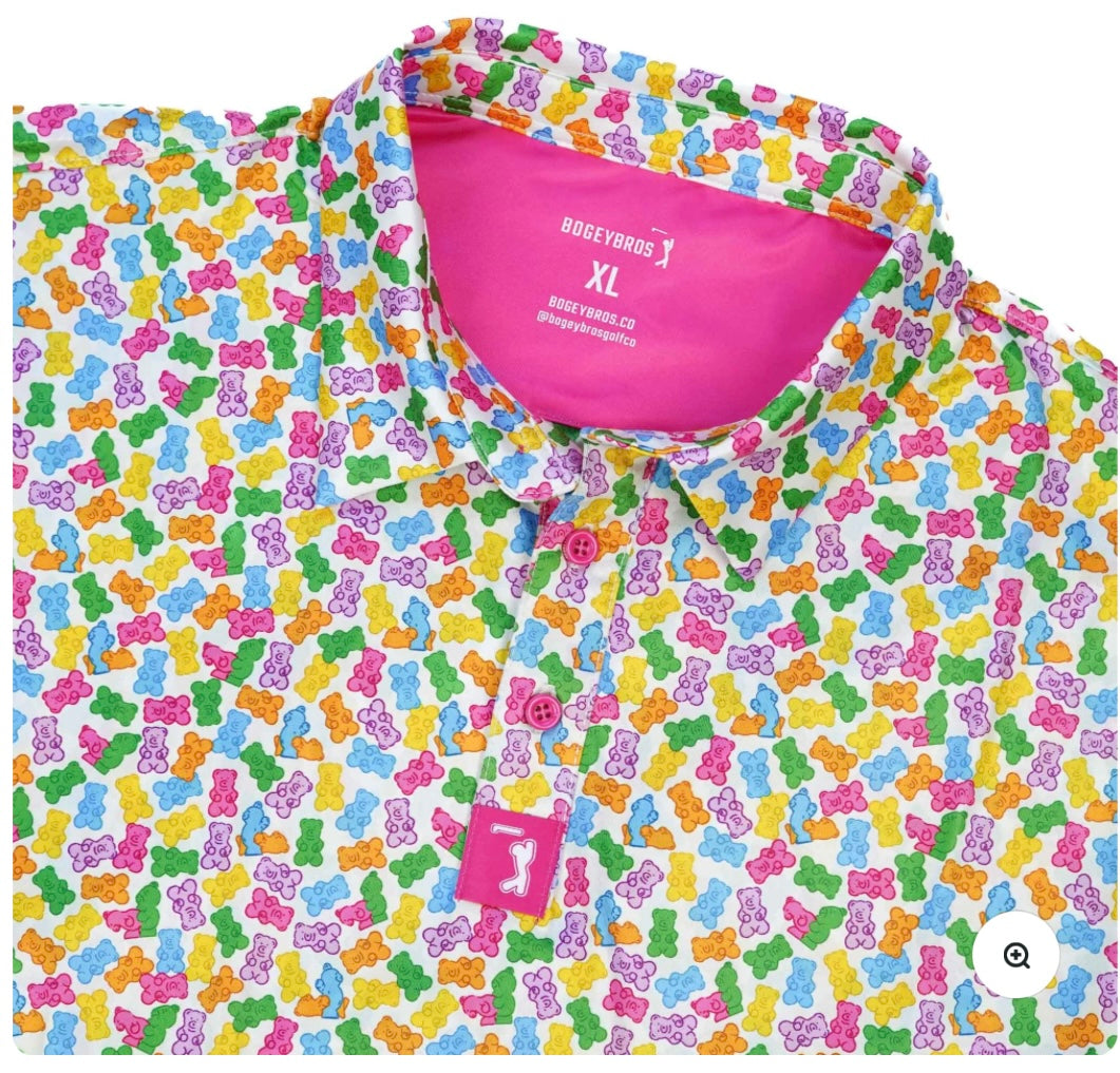 Men's Bear It All Polo Golf Shirt