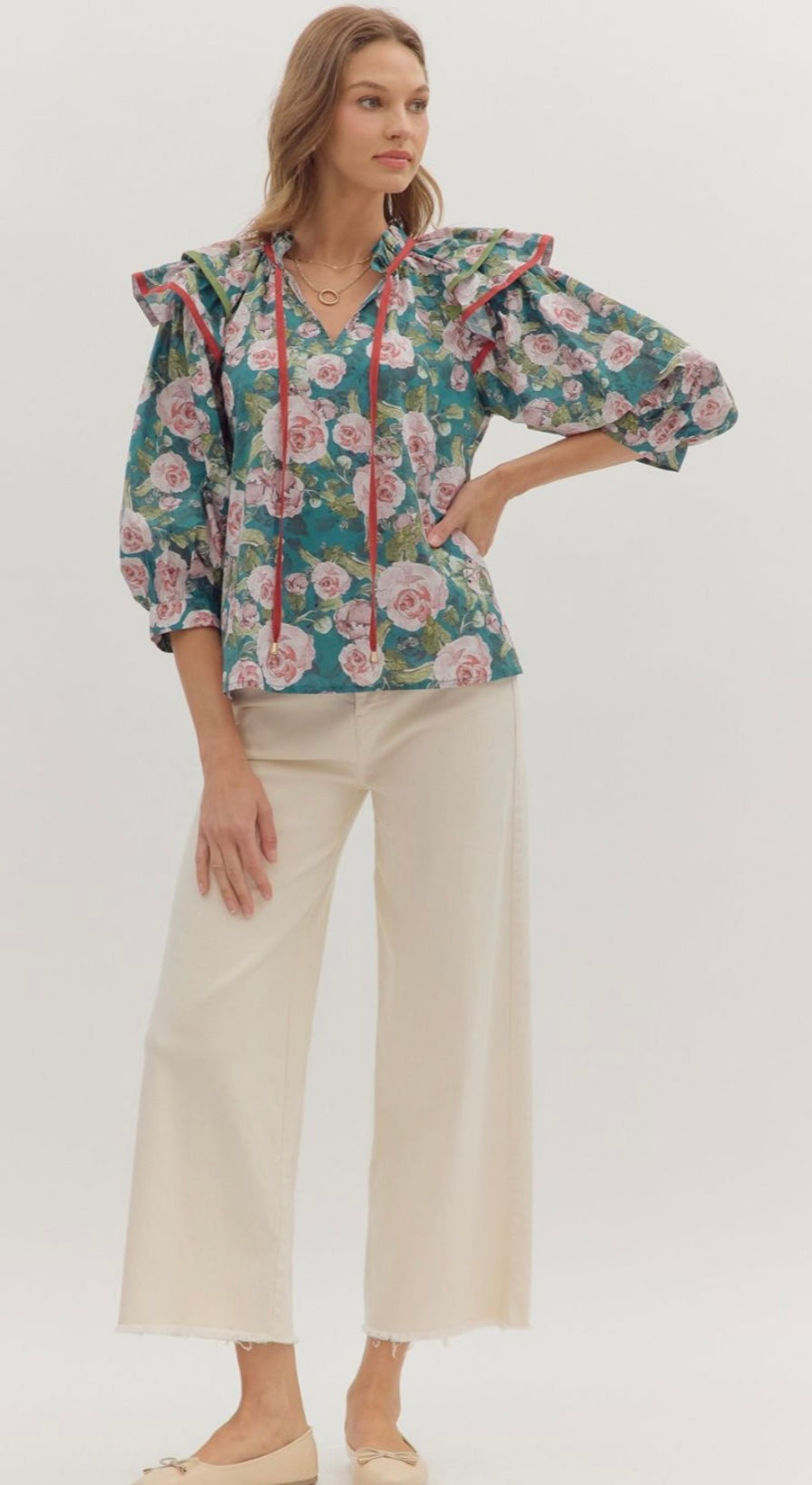 Teal Appeal Blouse