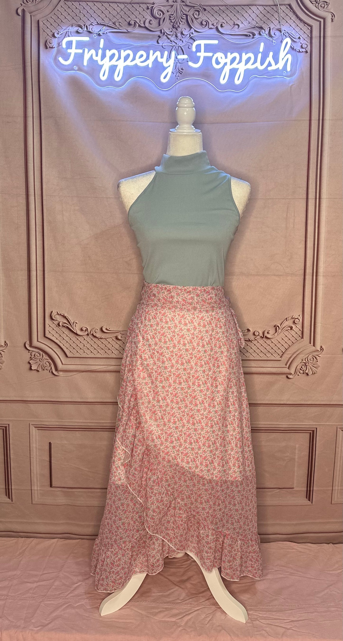Strawberry Spritz Wrap Skirt