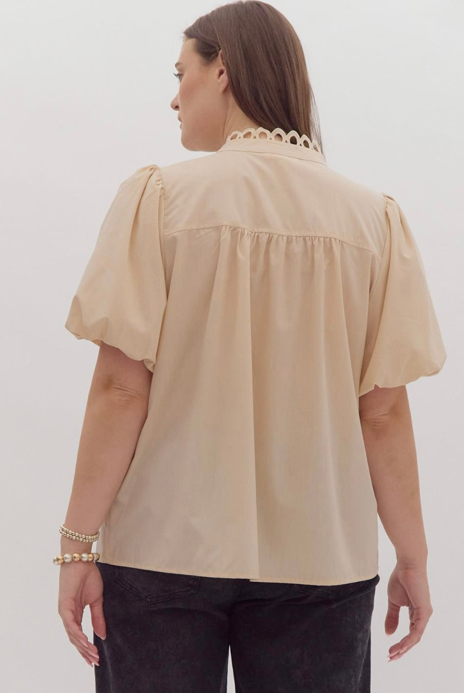 Lace & Luster Blouse Curvy