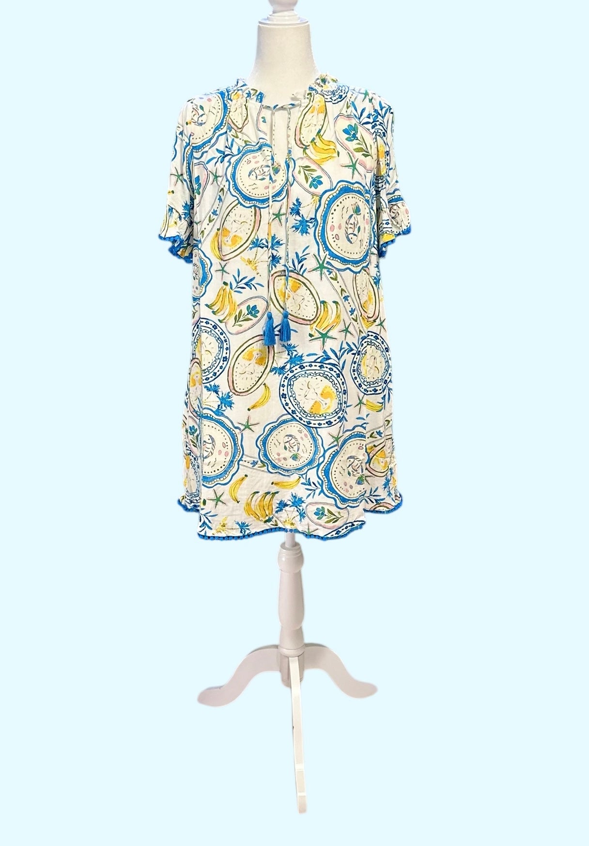 Twirl & Tassel Mini Dress
