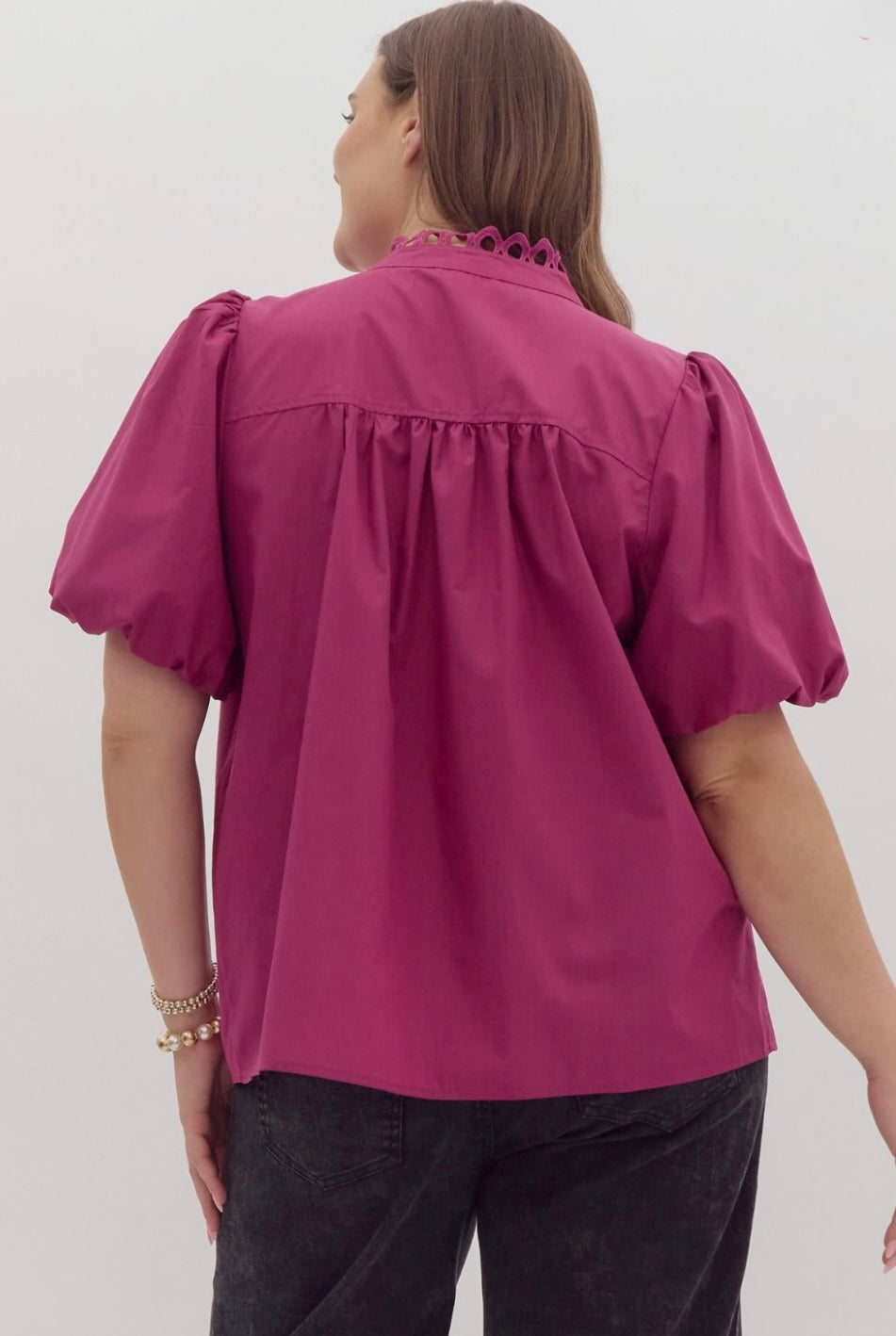 Lace & Luster Blouse Curvy