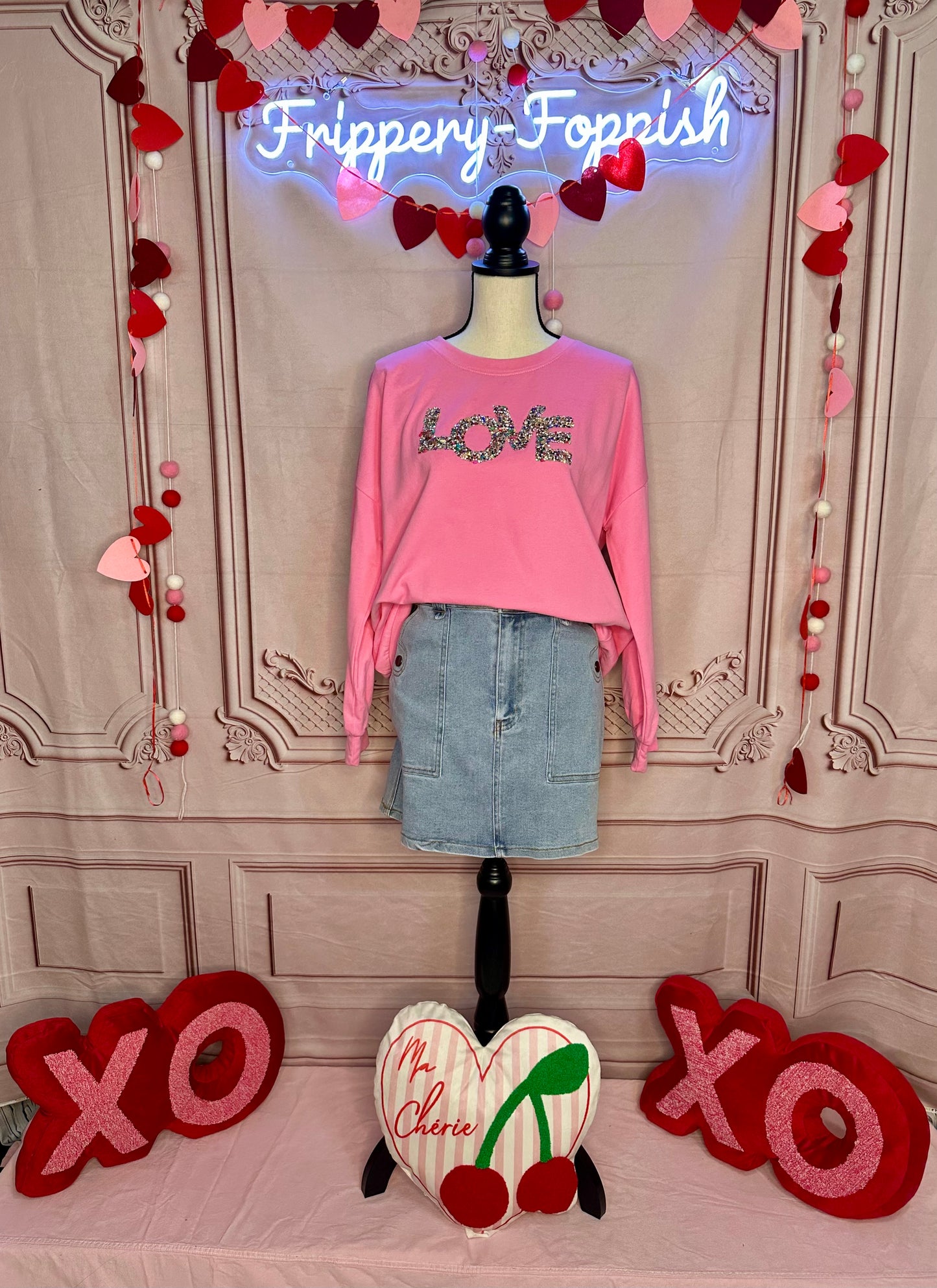 Sparkle and Love Affair Sweatershirt