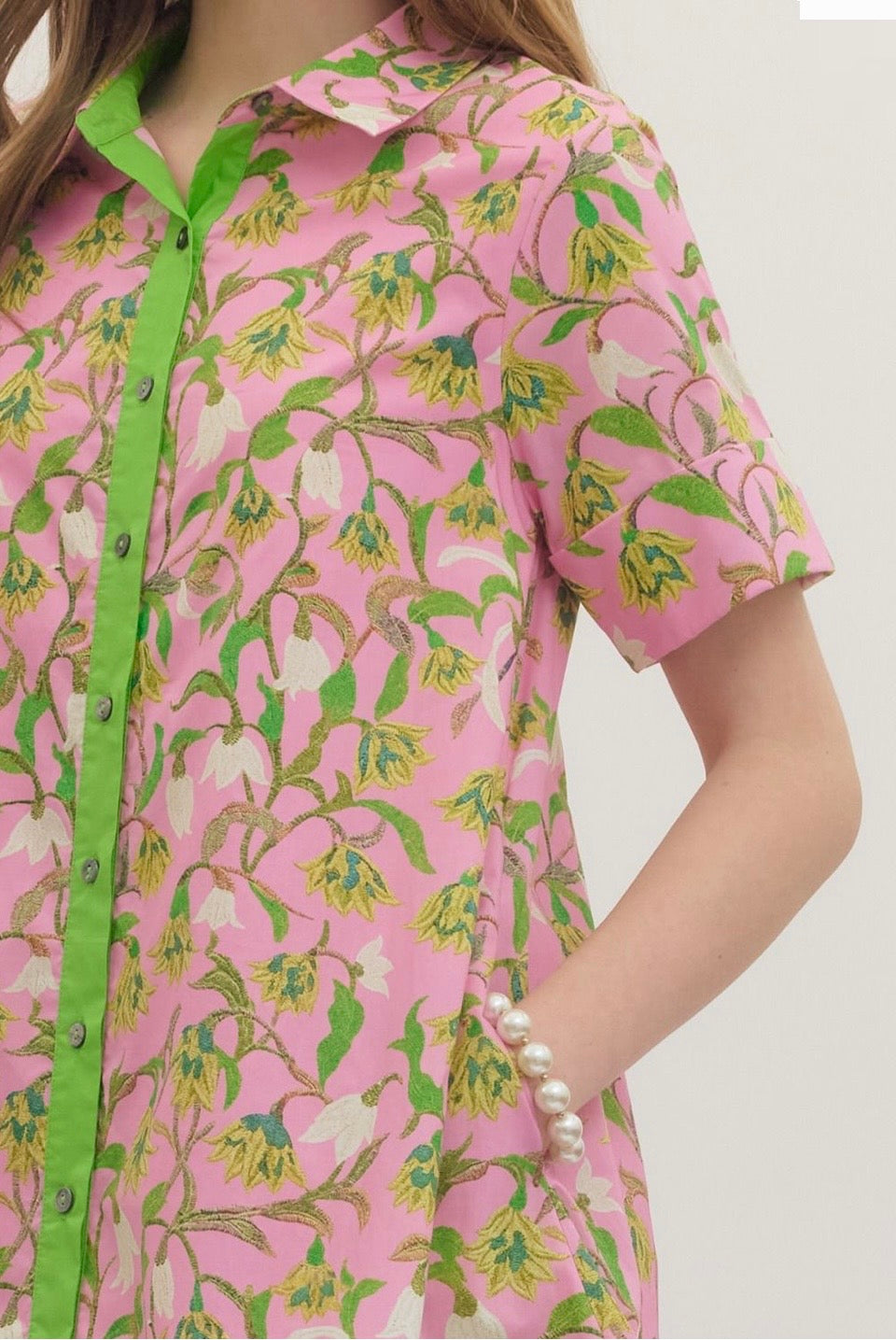 Petals and Prosecco Mini Dress