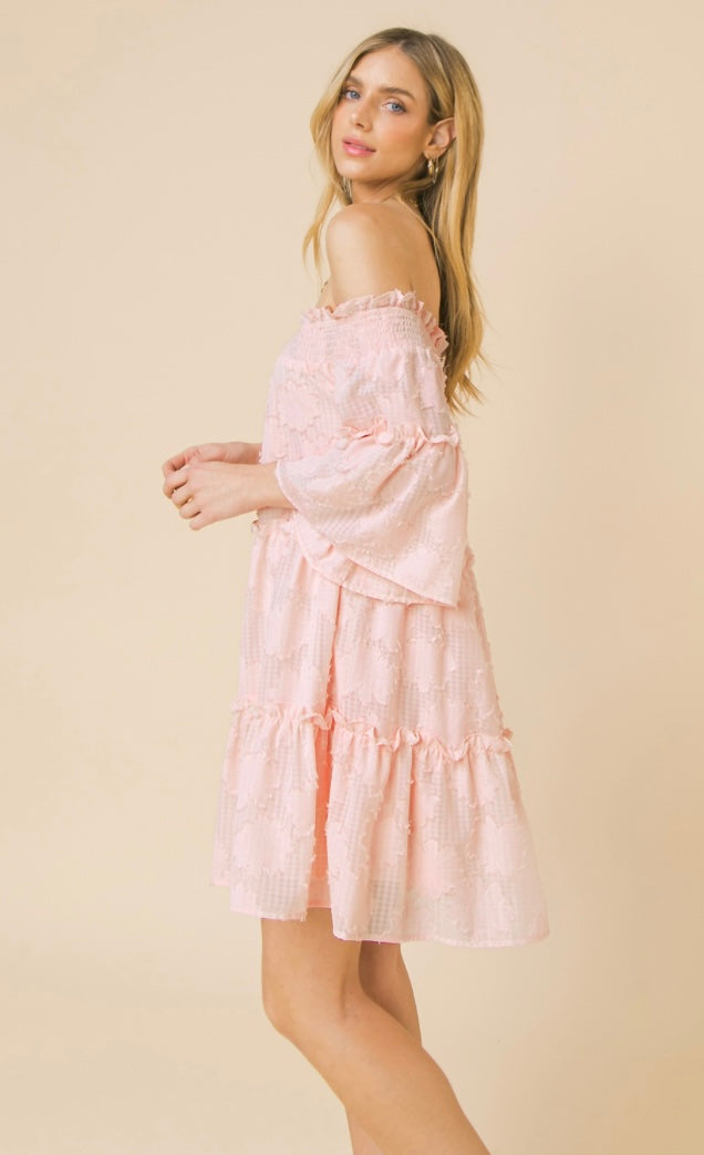 Blush Whimsy Short Dress