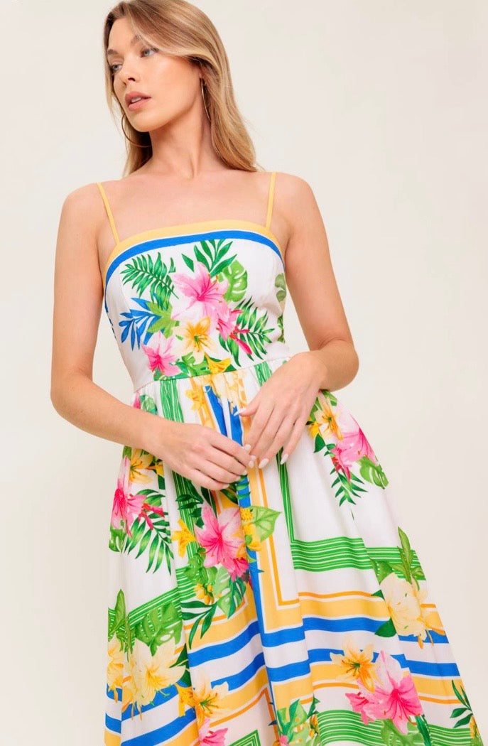 Tropical Daydream Midi Dress