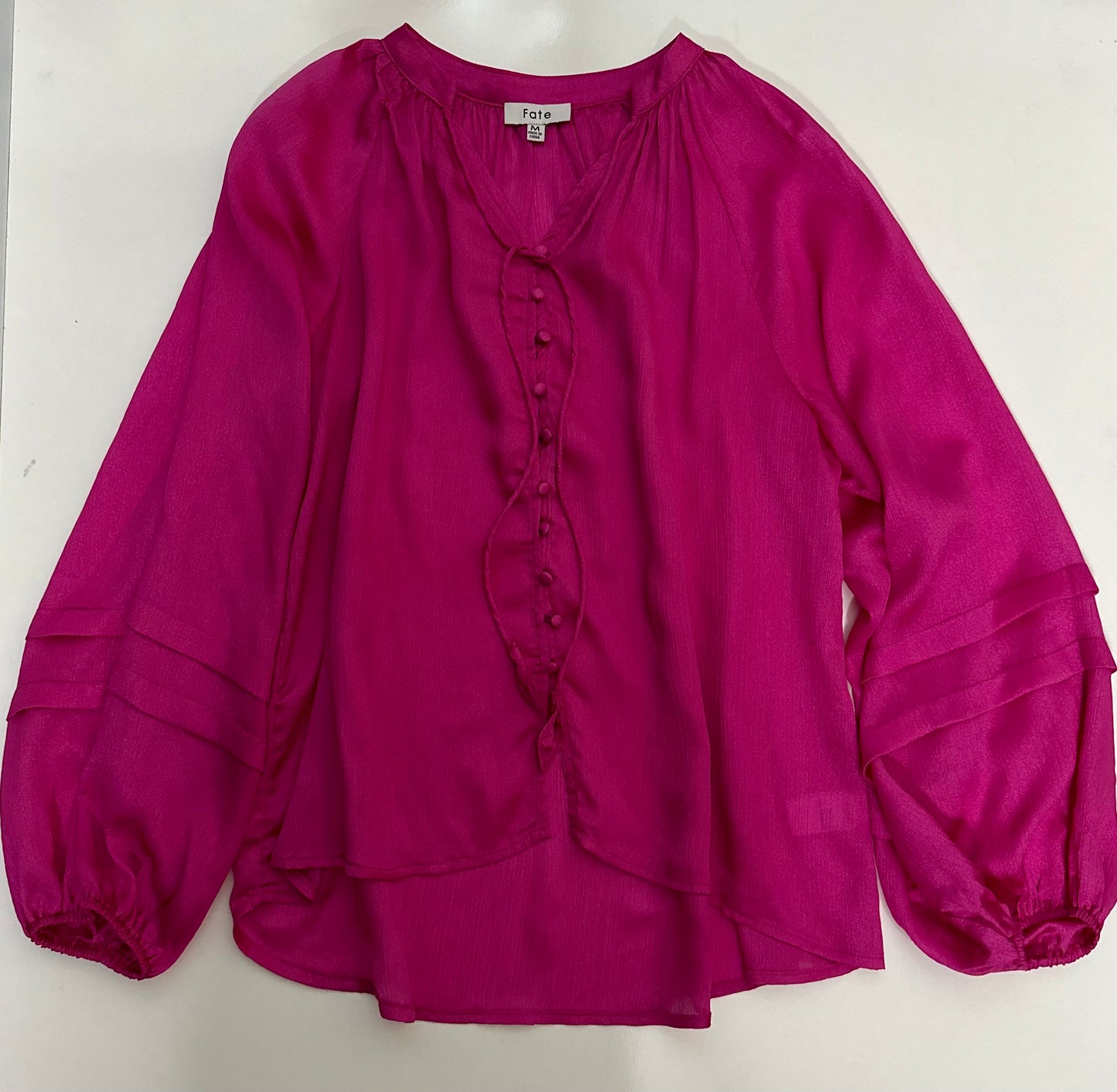 The Fuchsia Whisper Blouse