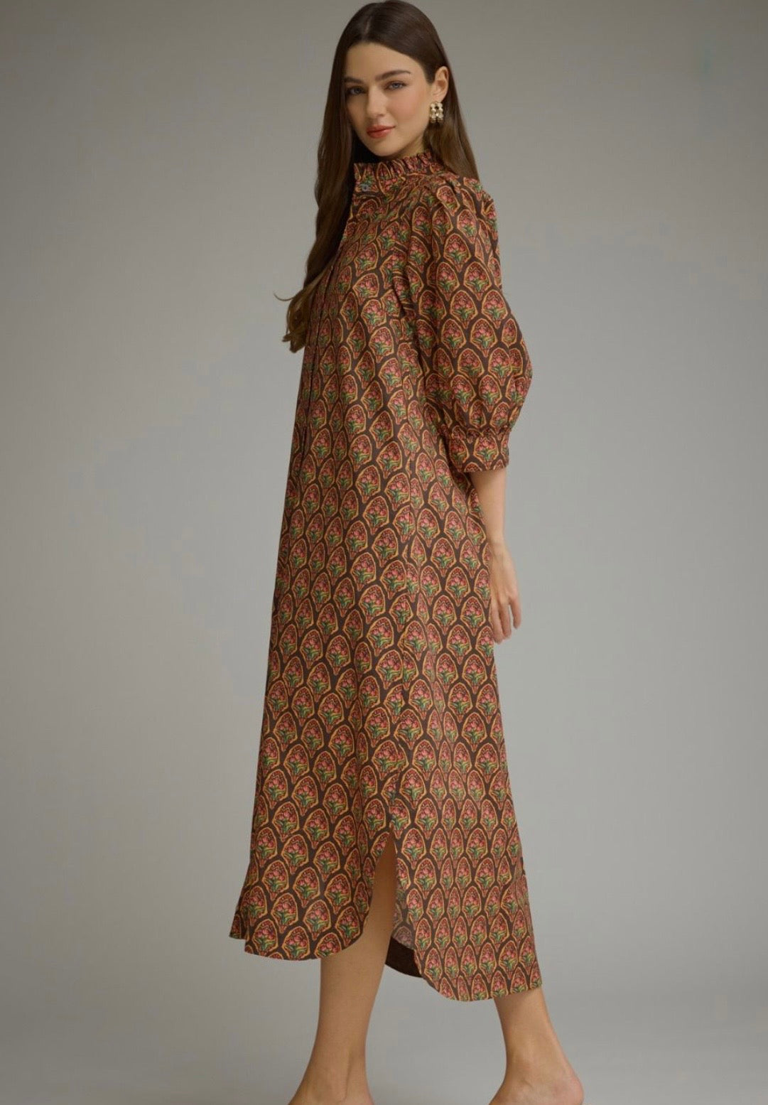 Autumn Romance Midi Dress