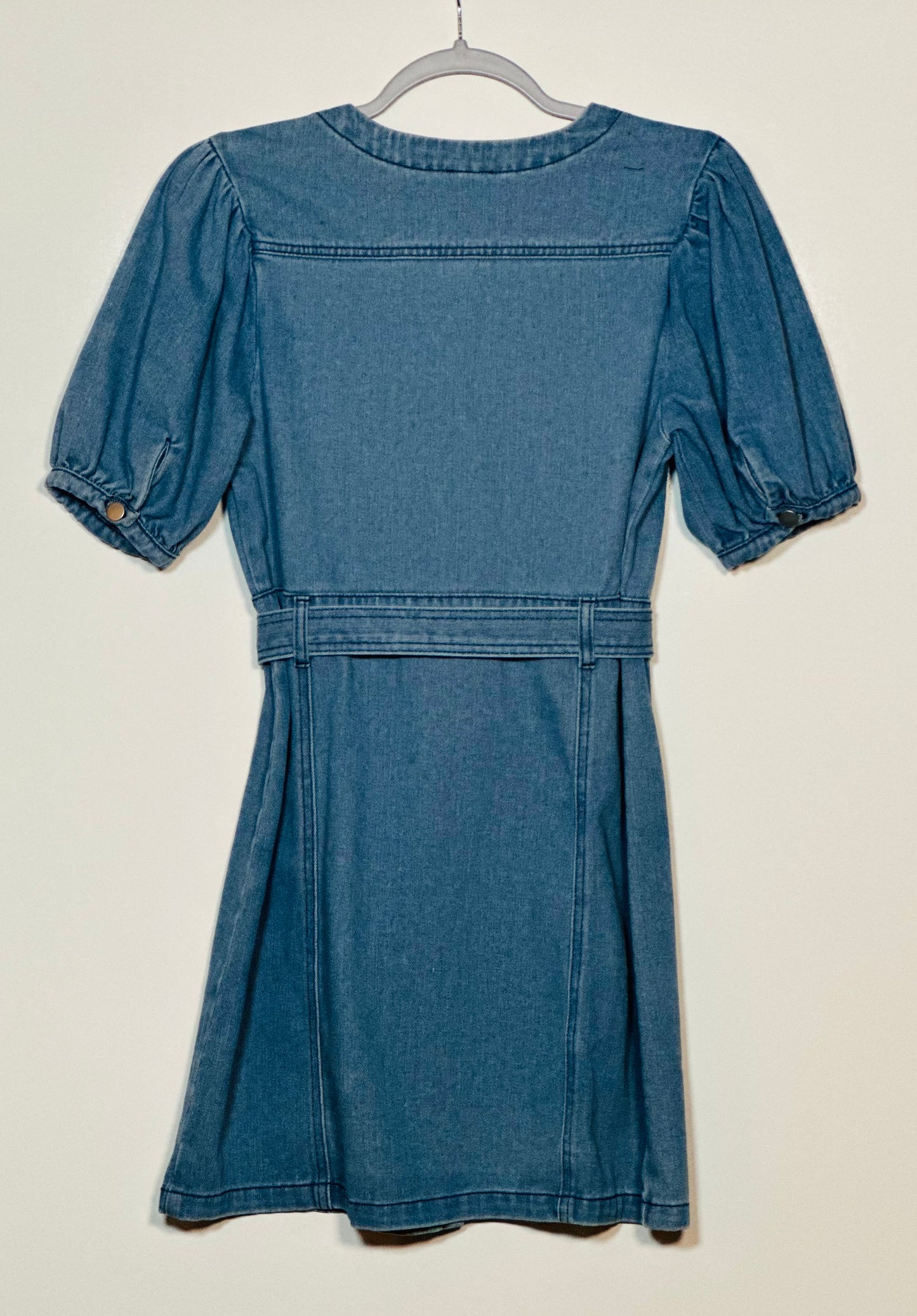 Puff n' Play Short Denim Dress