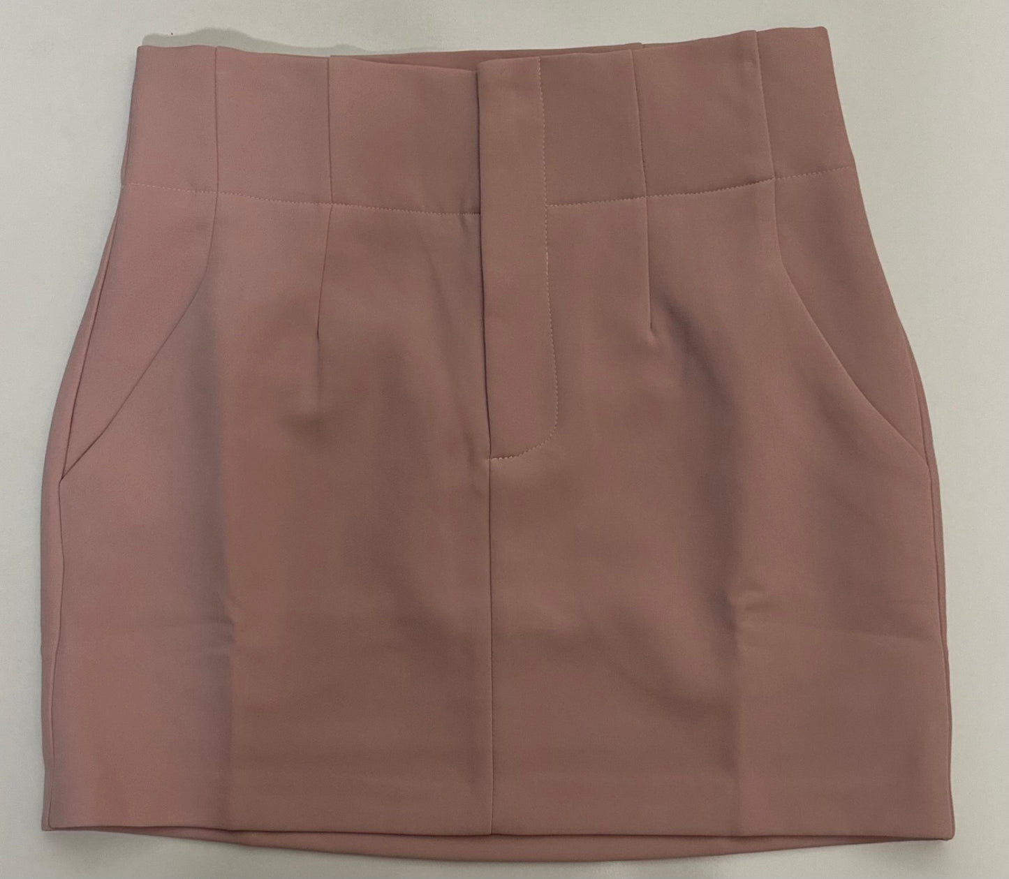 Rosé Elegance Mini Skirt