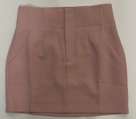 Rosé Elegance Mini Skirt