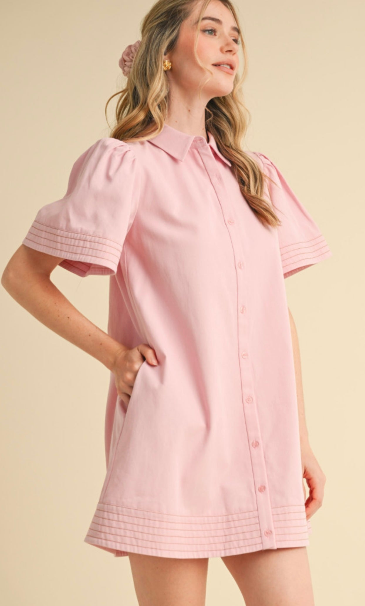 Threaded Taffy Mini Dress