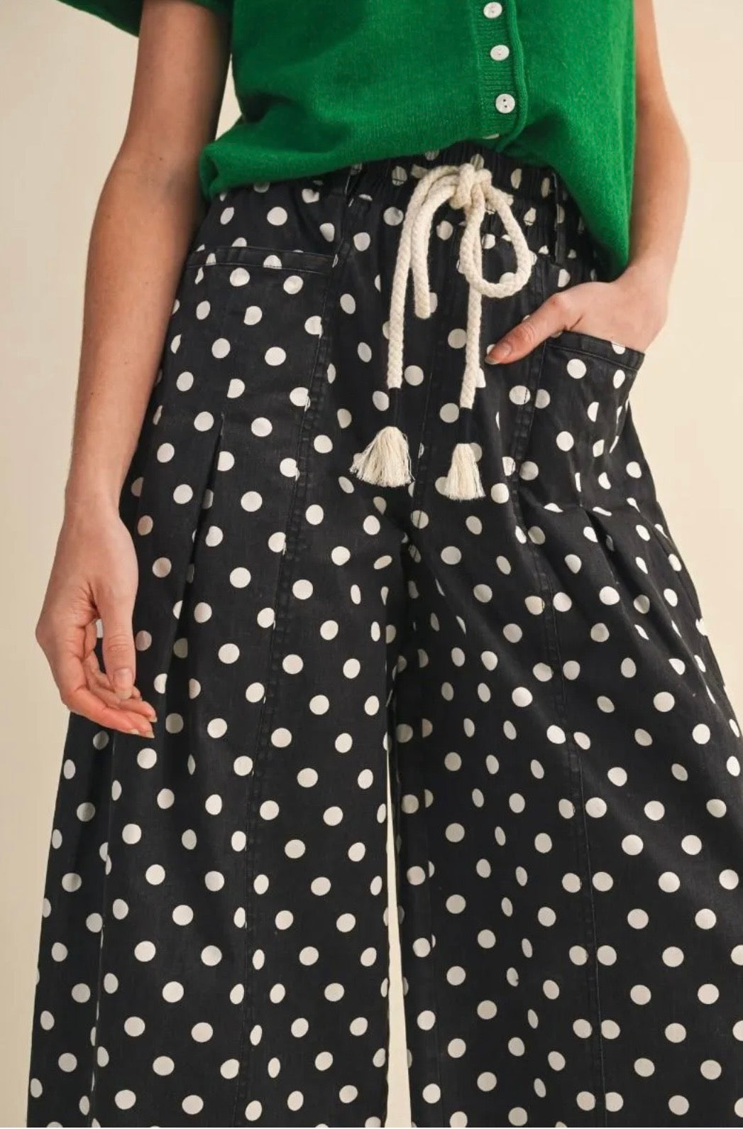 Dot Your Style Barrel Pants