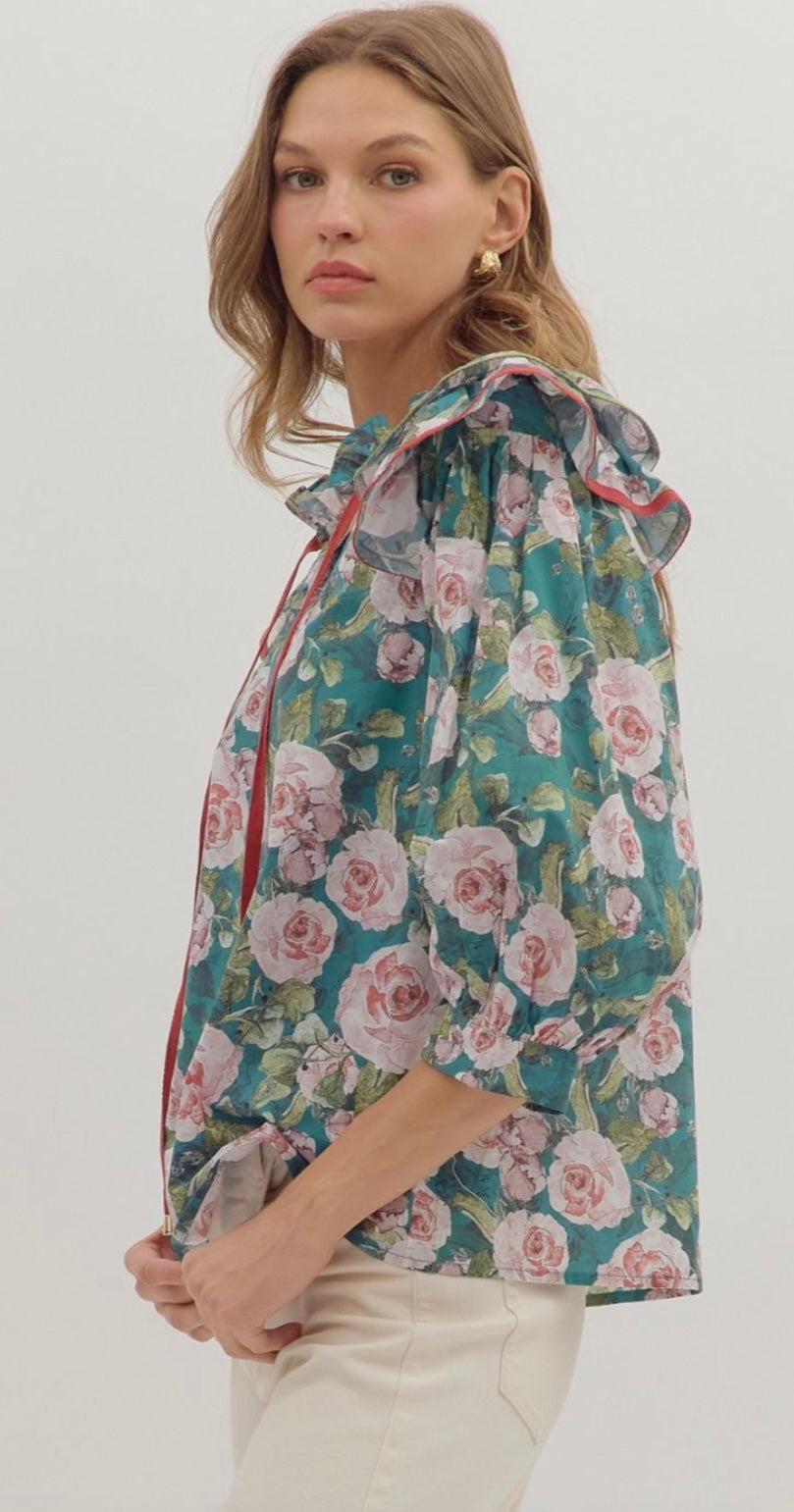 Teal Appeal Blouse