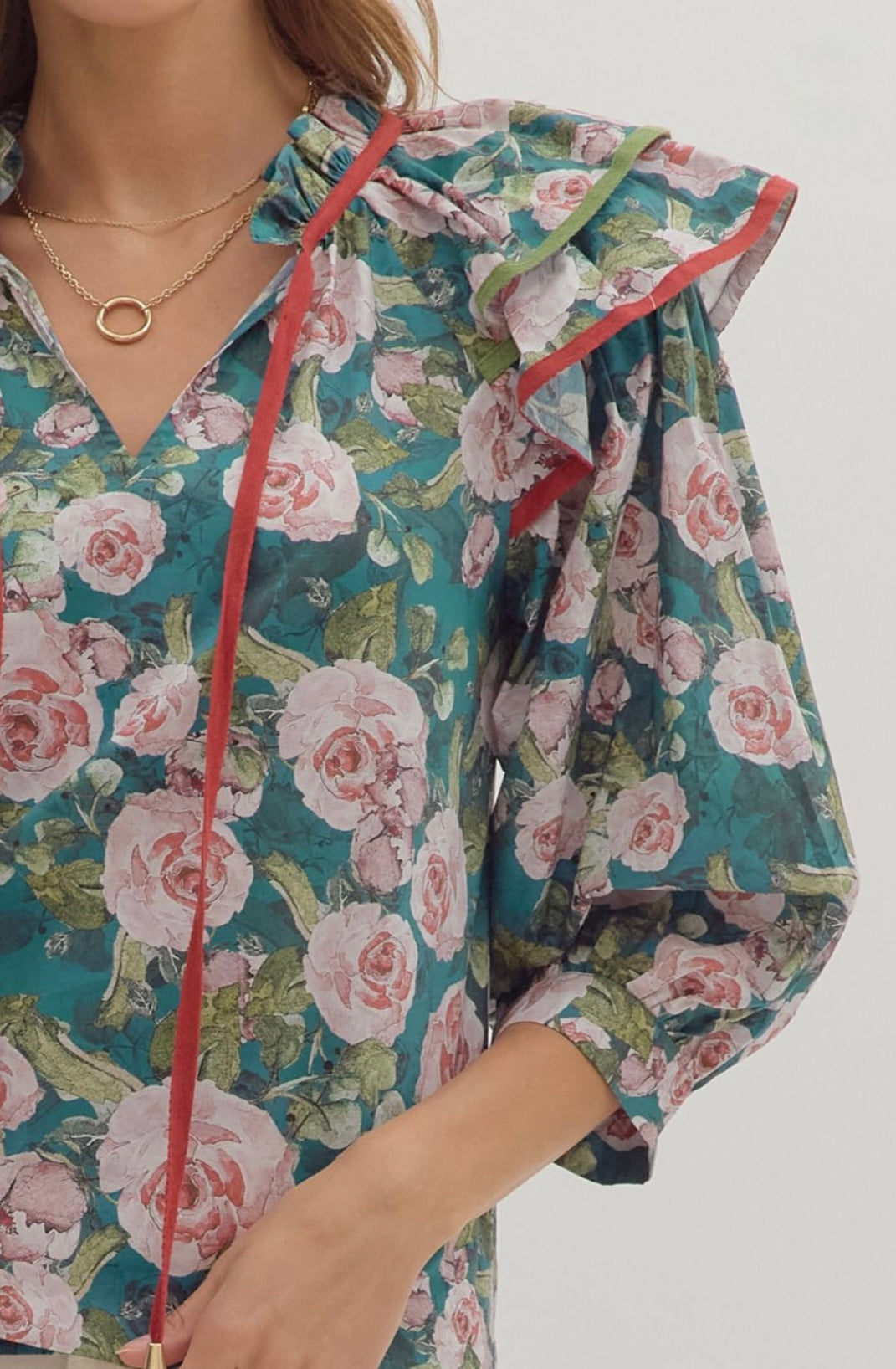 Teal Appeal Blouse