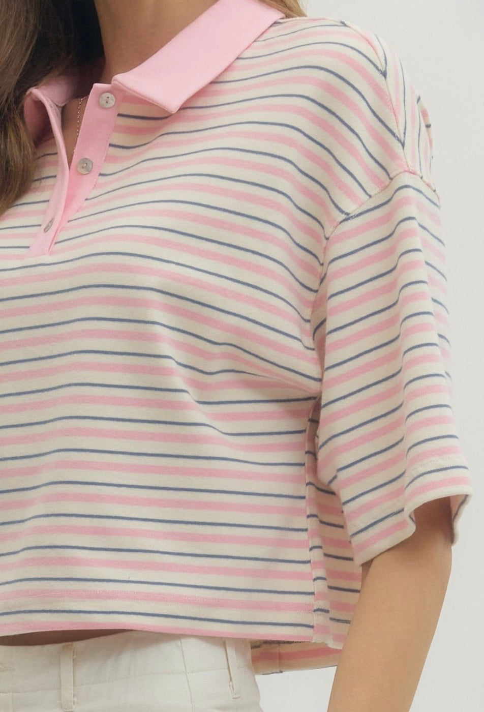 Sweet Tea & Stripes top