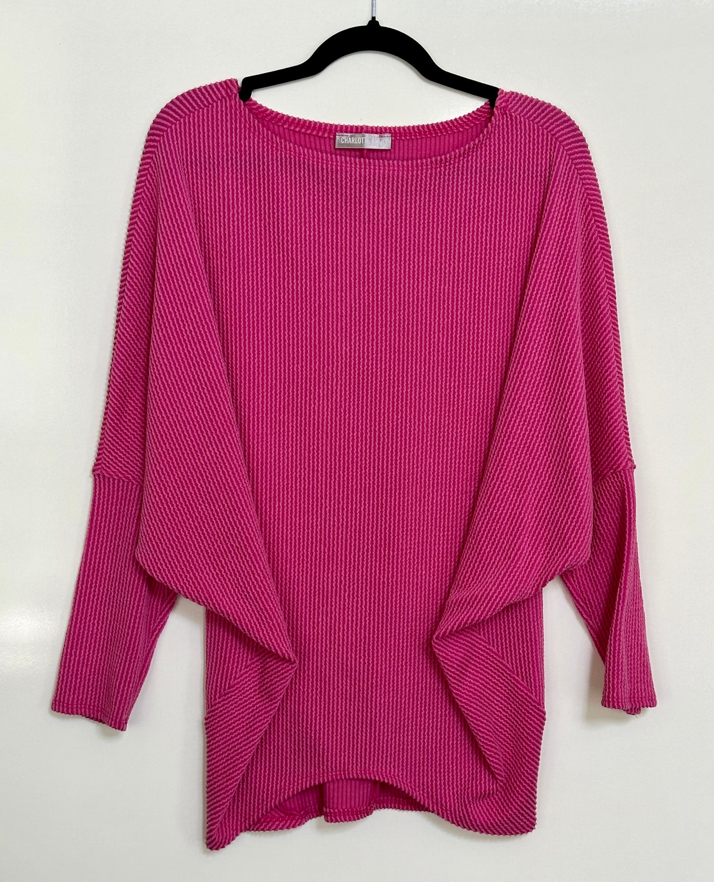 Petal Pucker Pink Relaxed Top