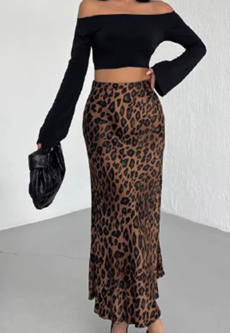 Cattitude Chic Maxi Skirt