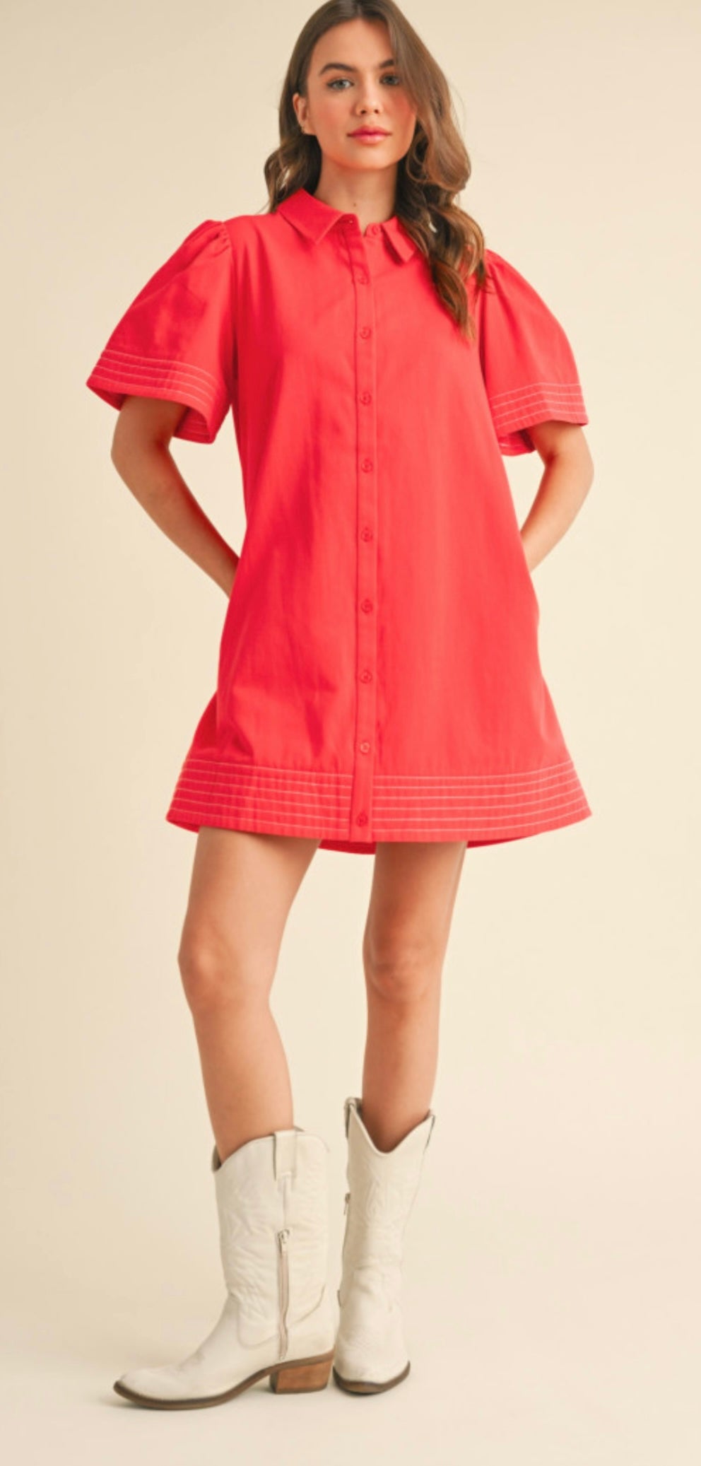 Threaded Taffy Mini Dress