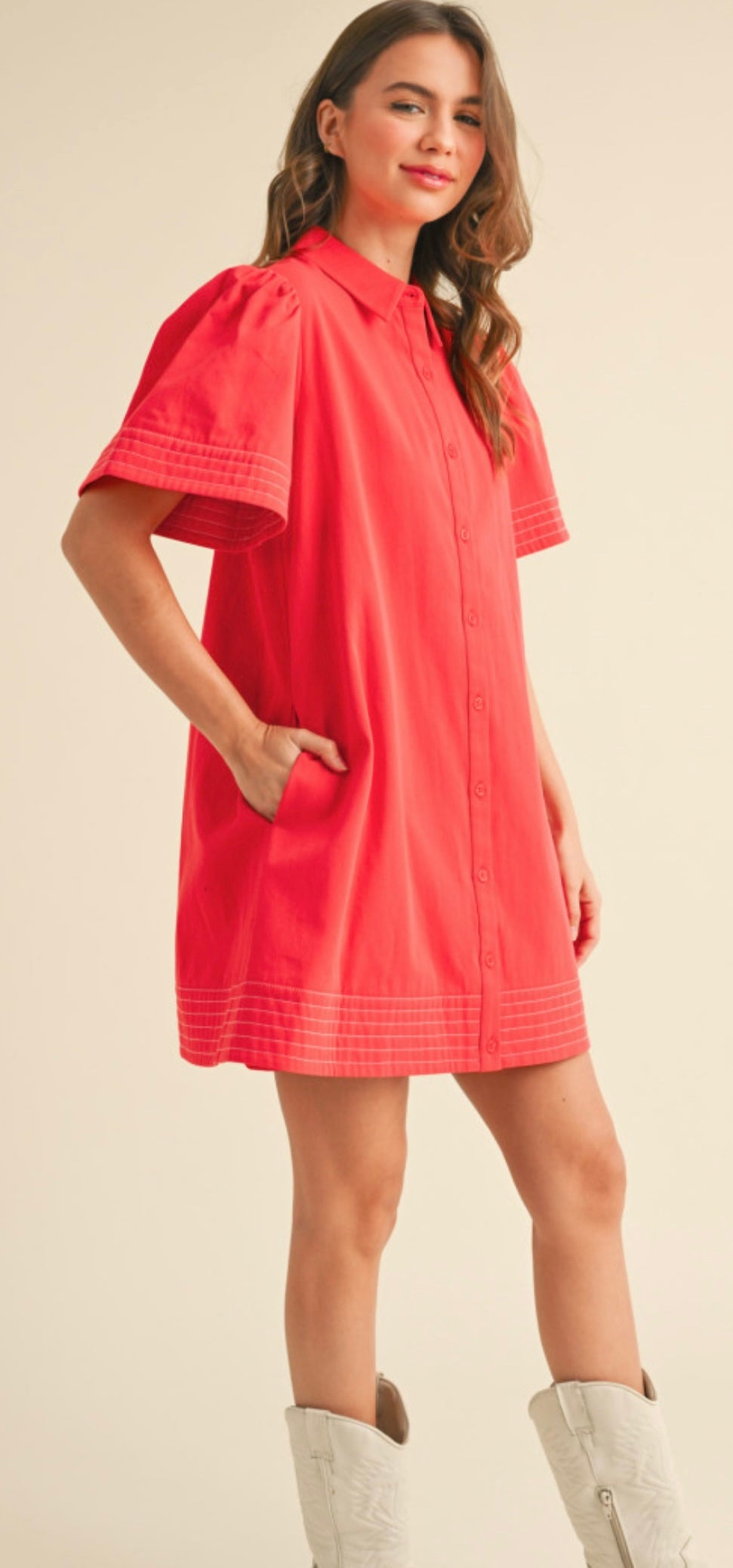 Threaded Taffy Mini Dress