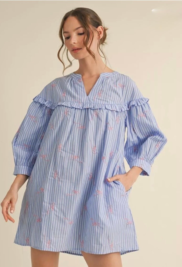 Bows Before Beau Mini Dress