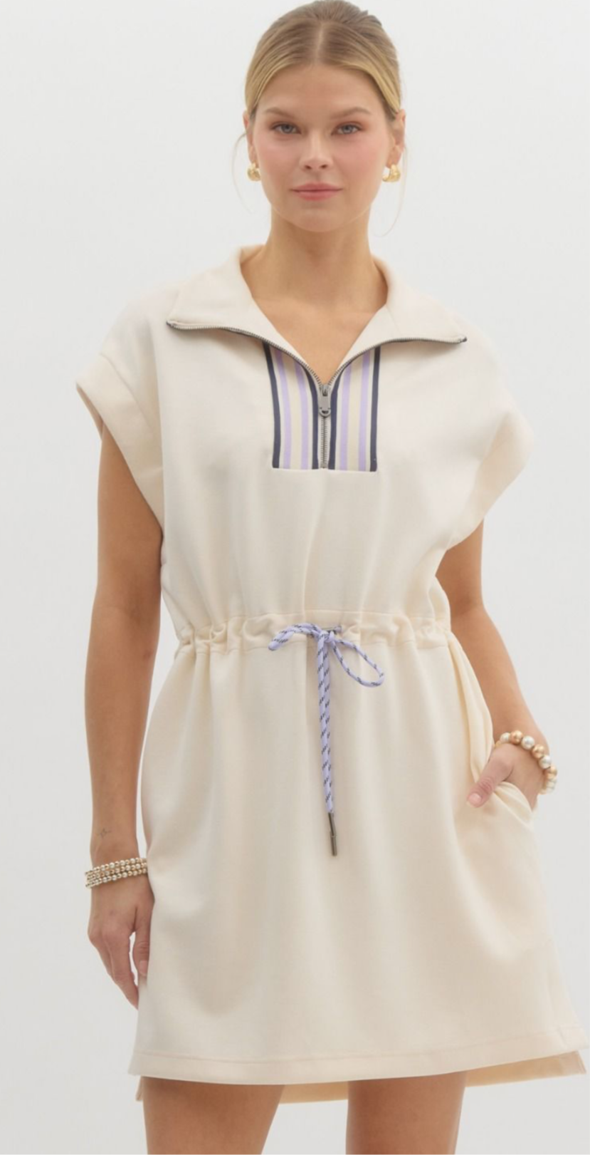 Zip Me to Capri Mini Dress