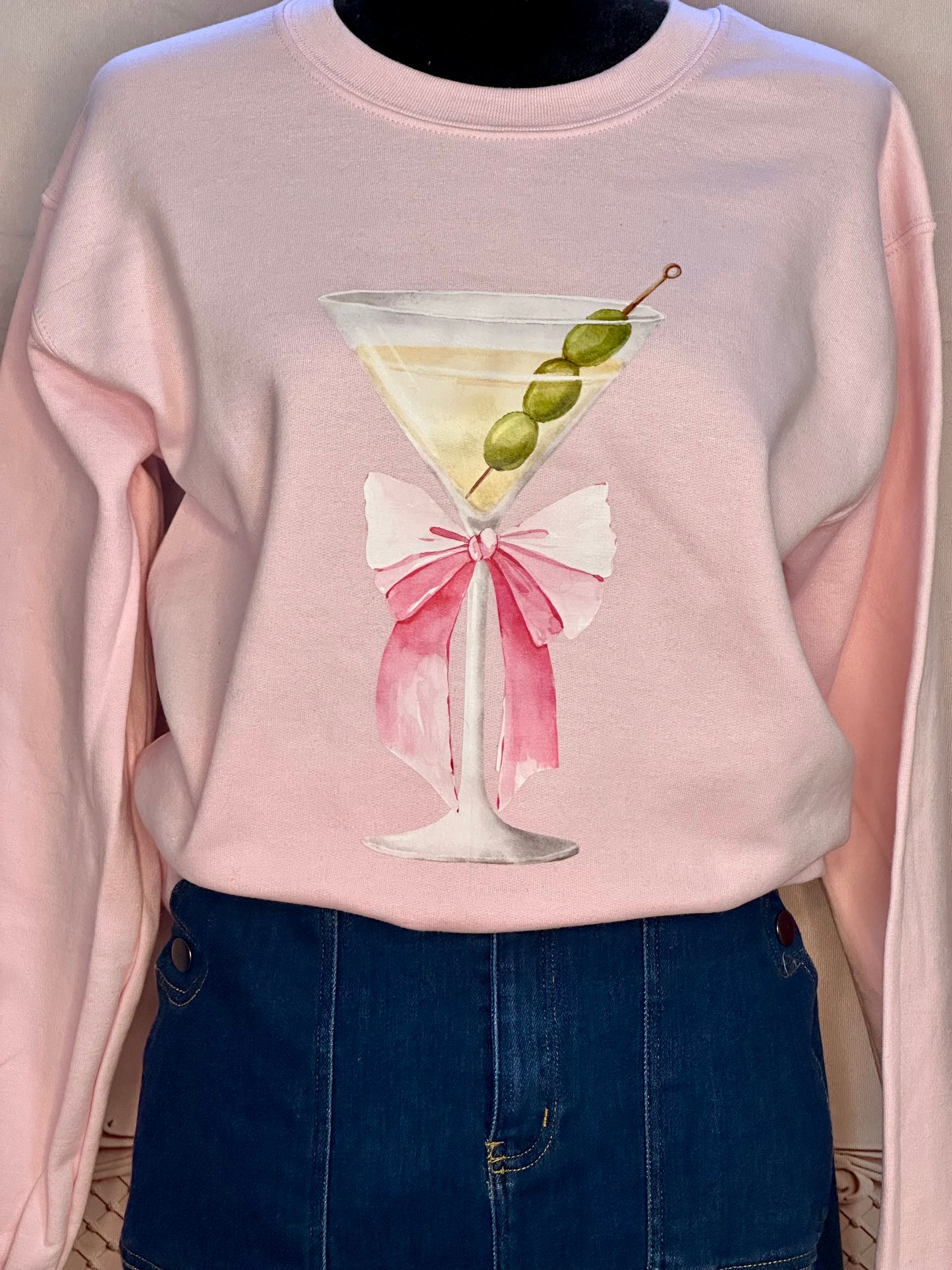 Pretty in Pink-Tini Sweatshirt