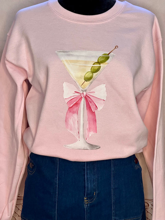 Pretty in Pink-Tini Sweatshirt