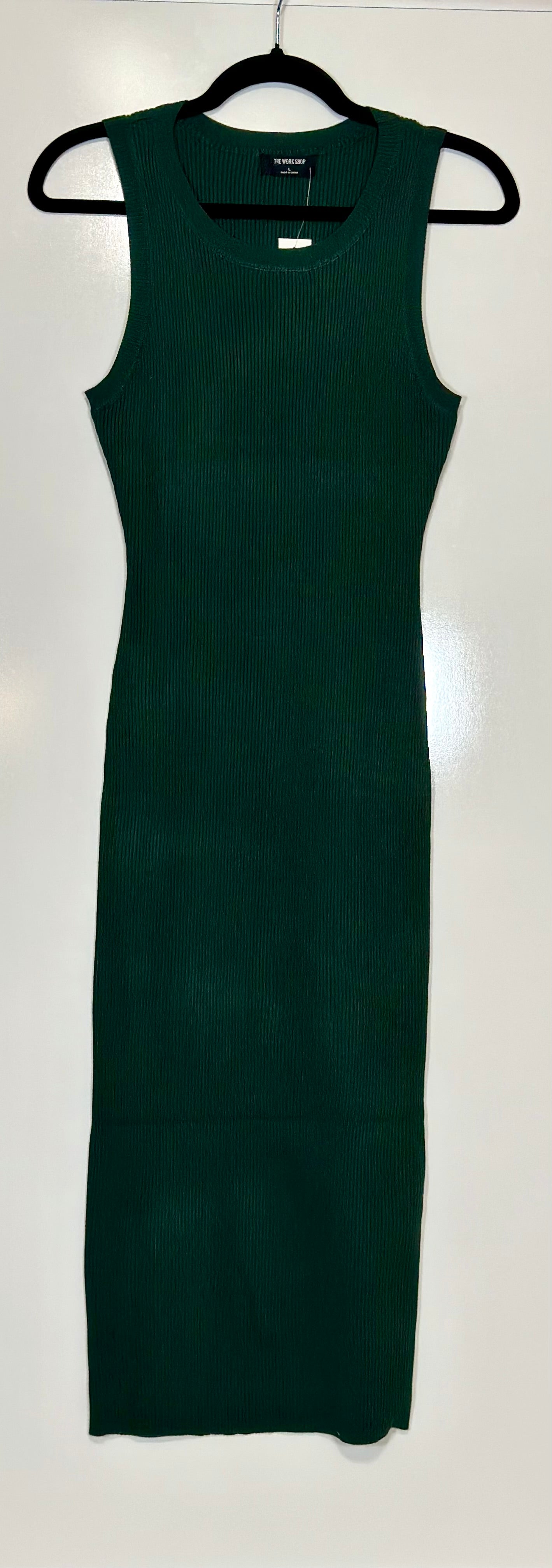 Raeven Ribbed Knit Midi Dress