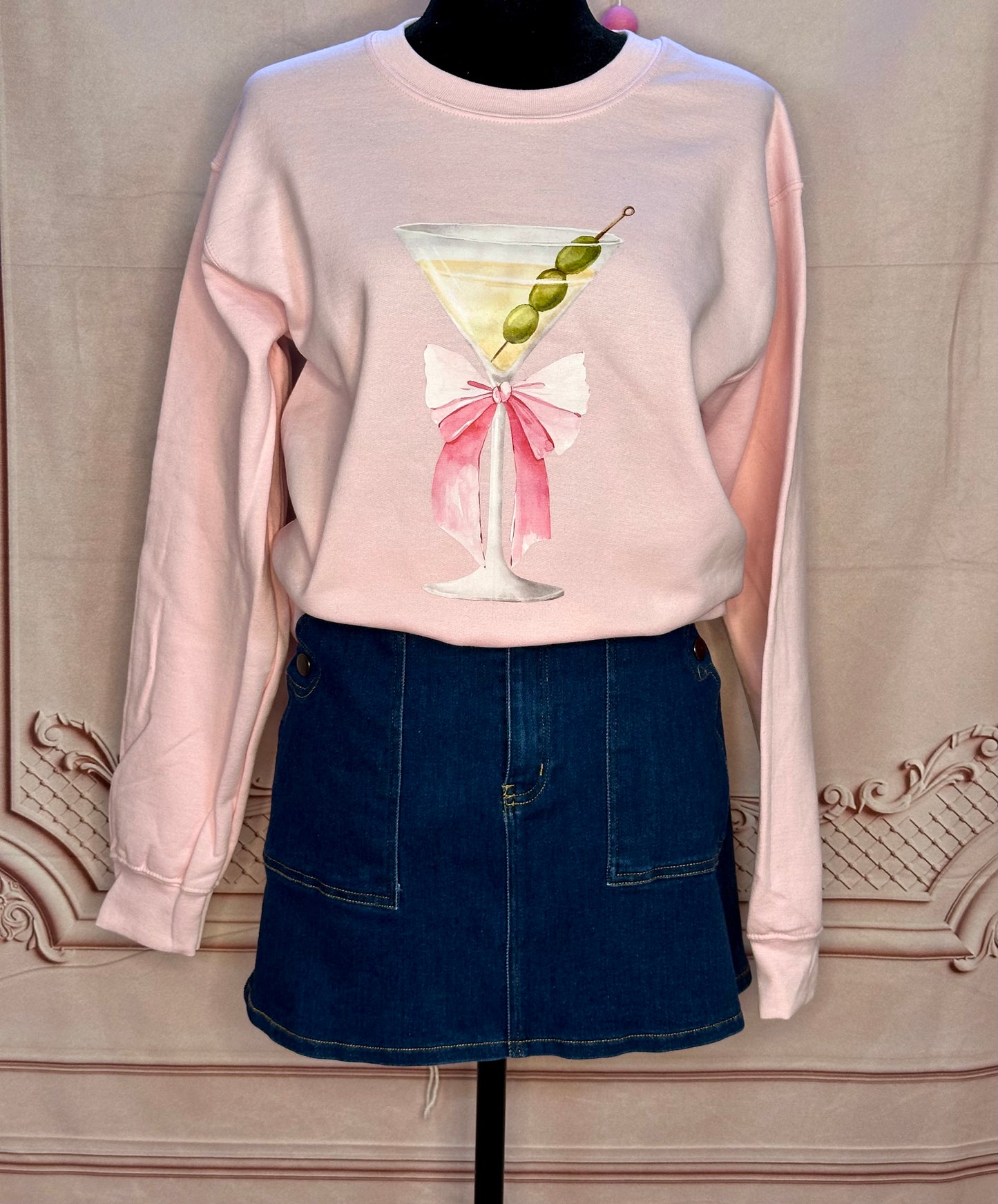 Pretty in Pink-Tini Sweatshirt