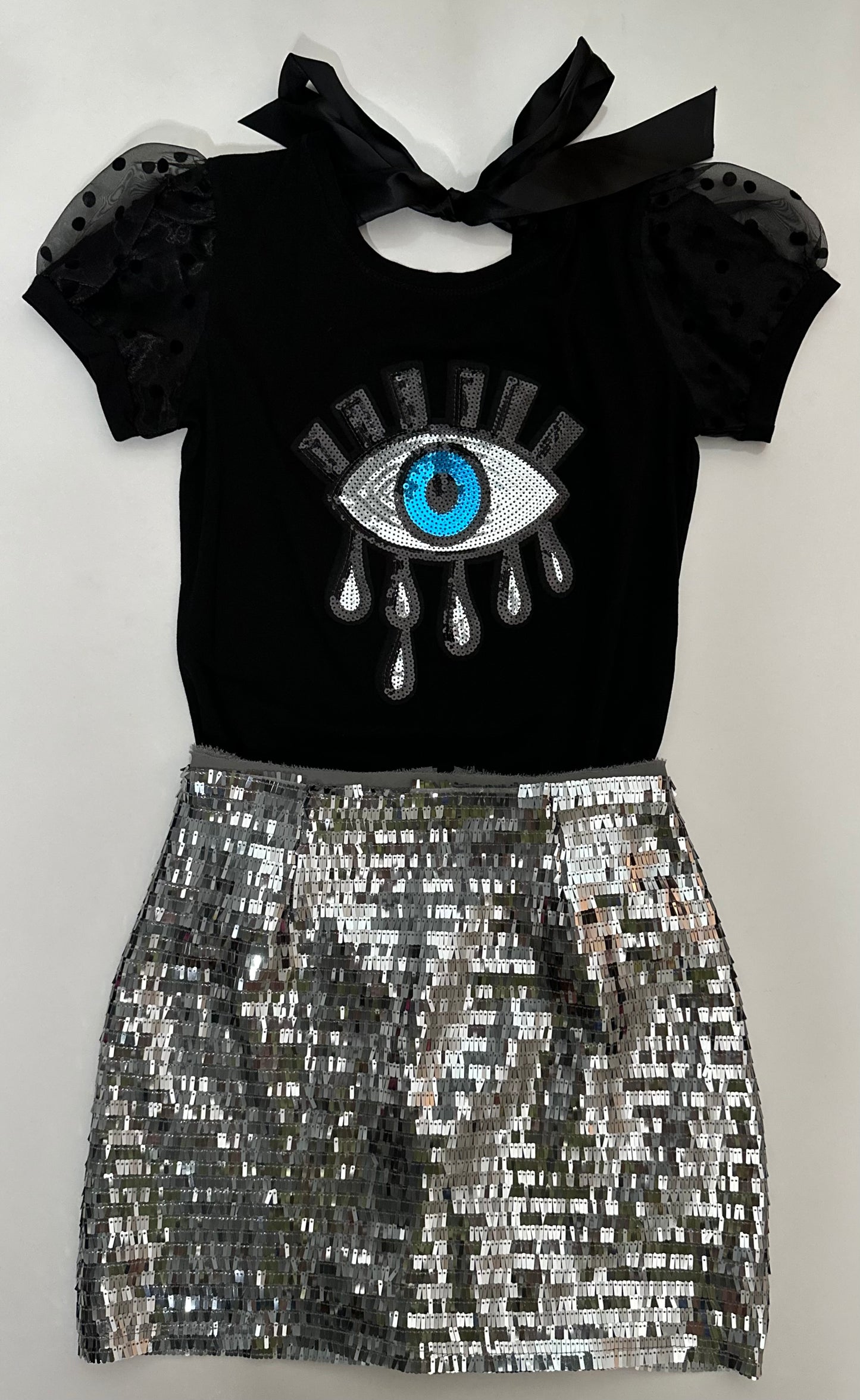 Silver Voltage Skirt