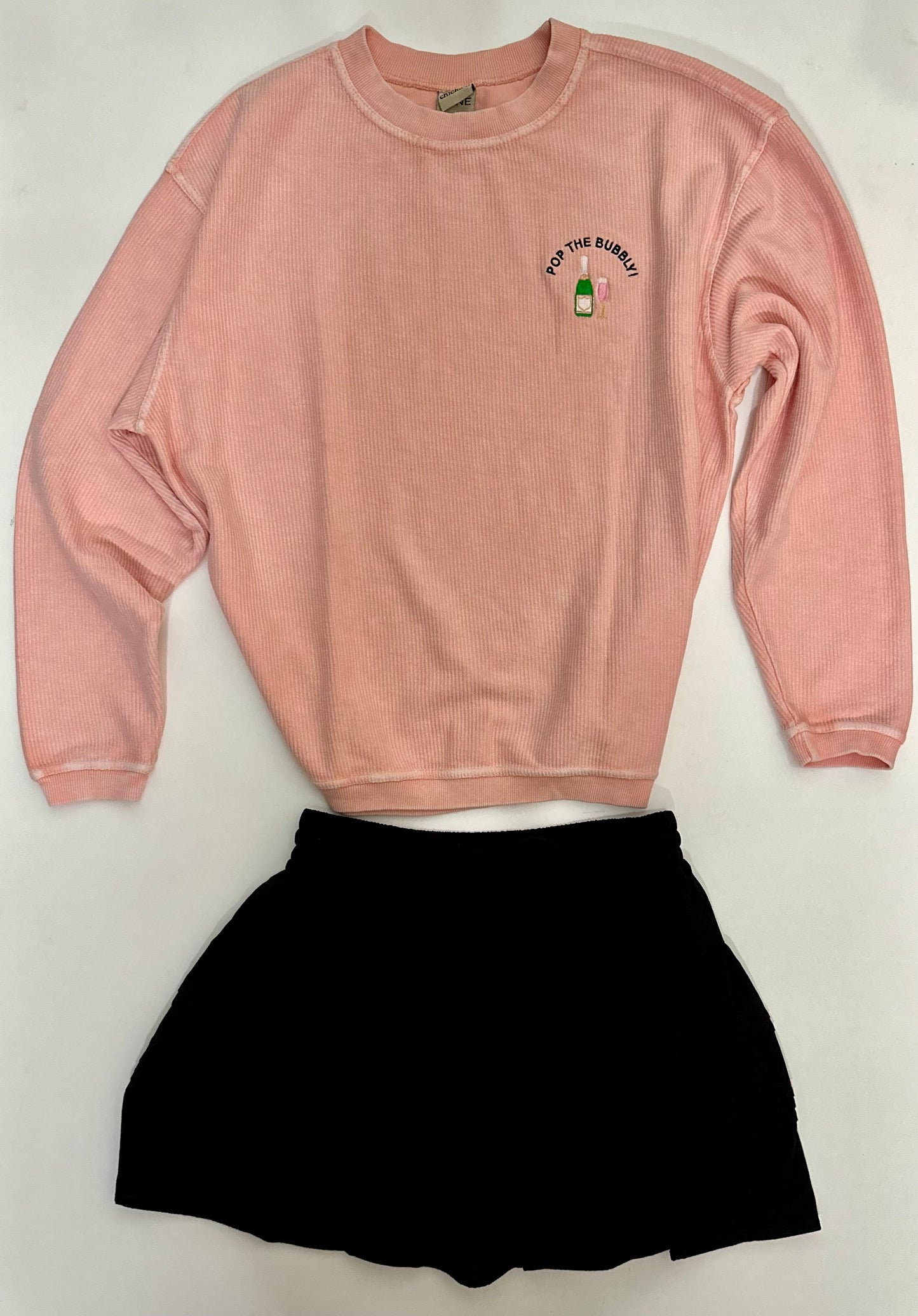 Peachy PoP The Bubbly Long Sleeve Comfy Shirt