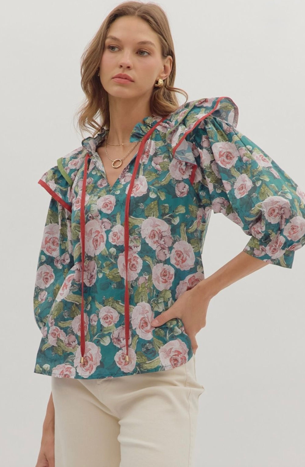 Teal Appeal Blouse