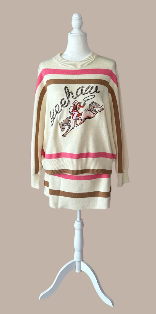Saddle & Sunset Sweater