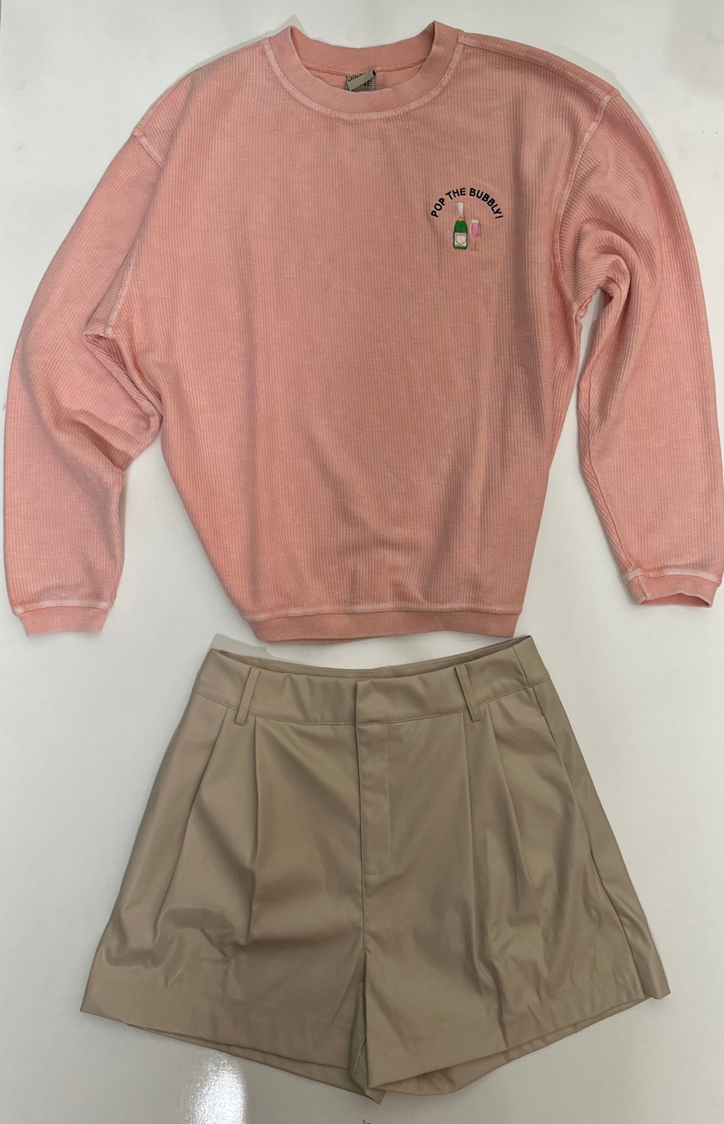 Peachy PoP The Bubbly Long Sleeve Comfy Shirt