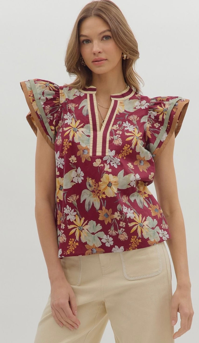 Wildflower Wine Top