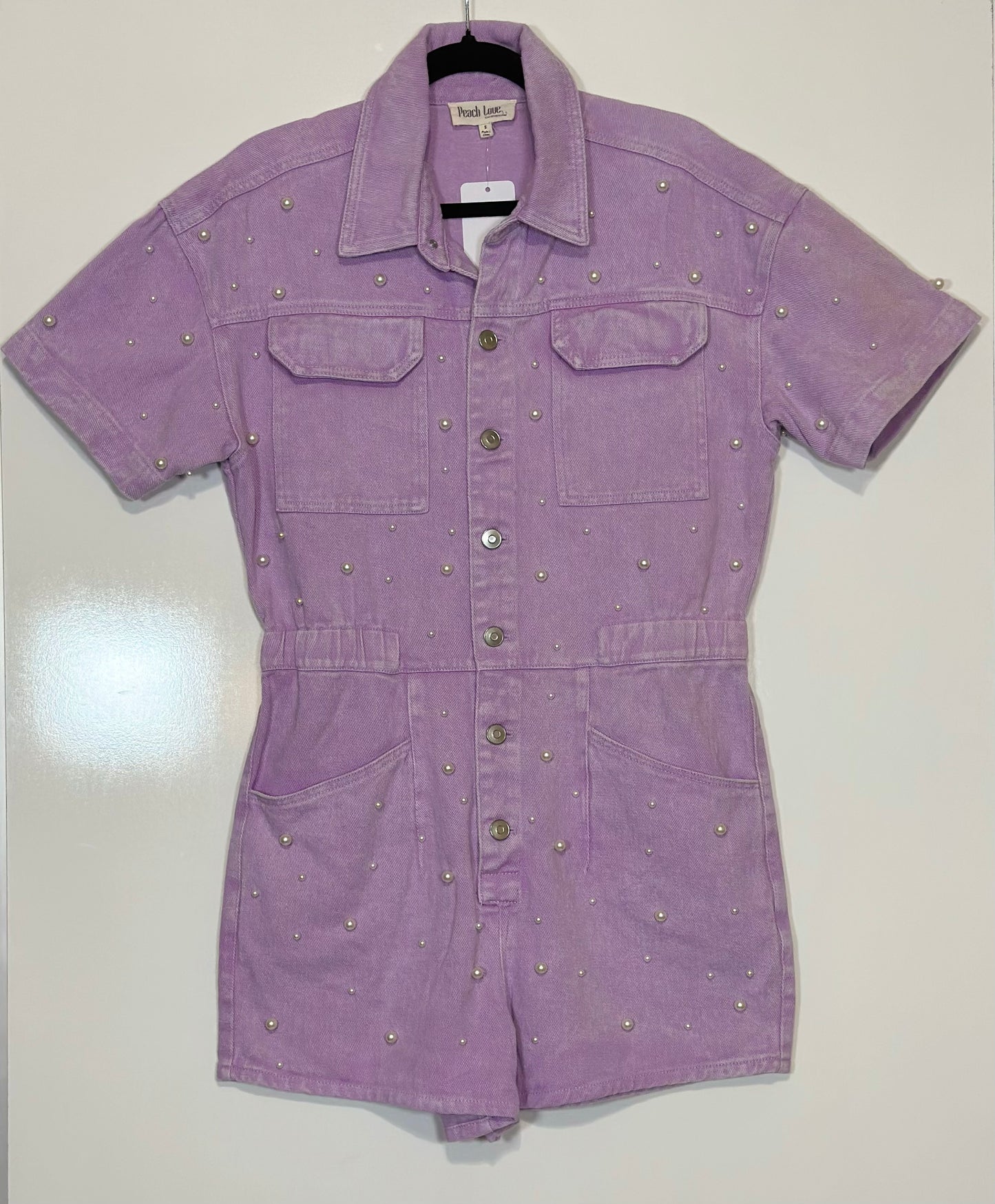 Mother-of-Pearl Lavender Romper