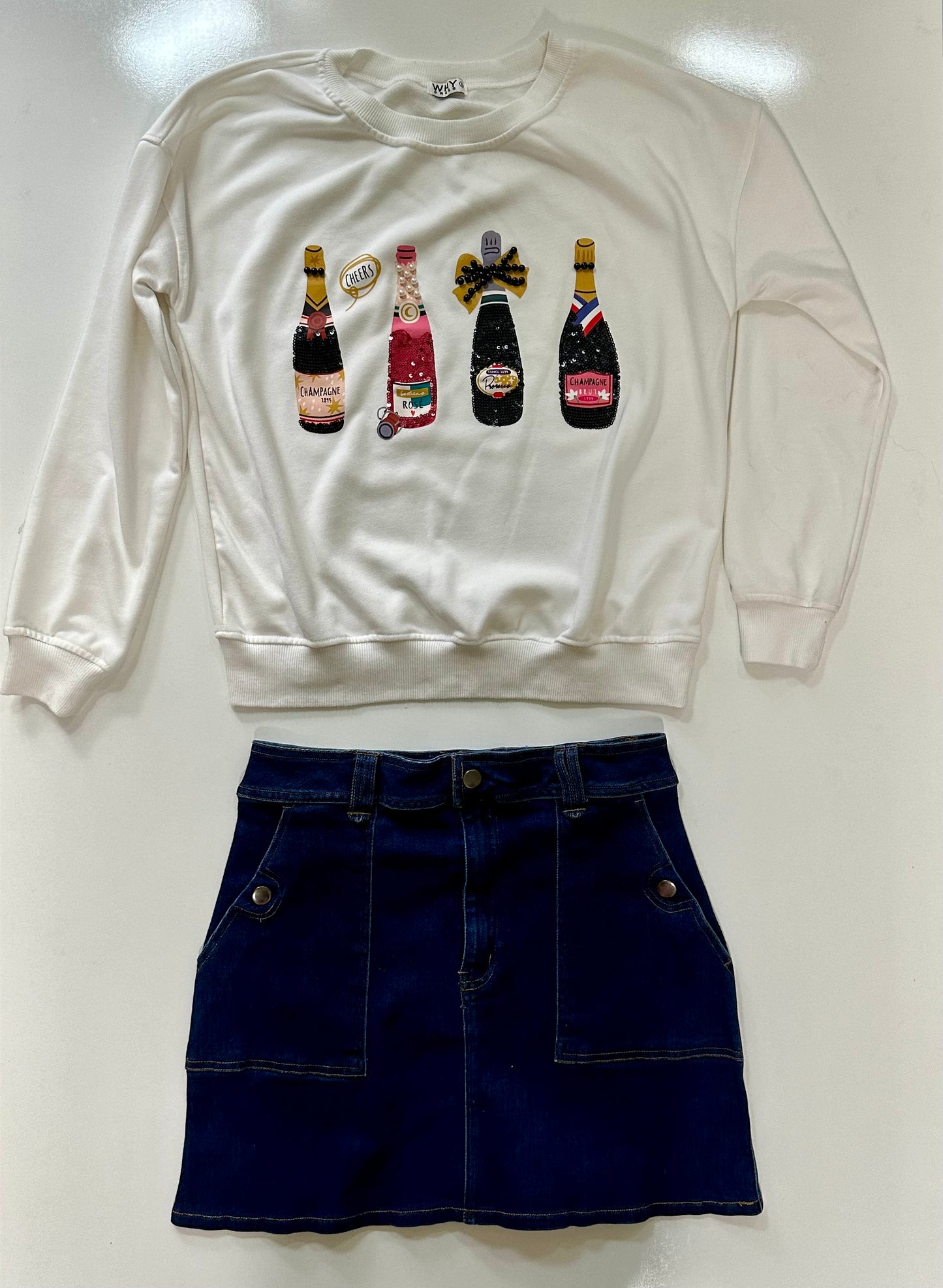 Sip and Sparkle Sweatshirt