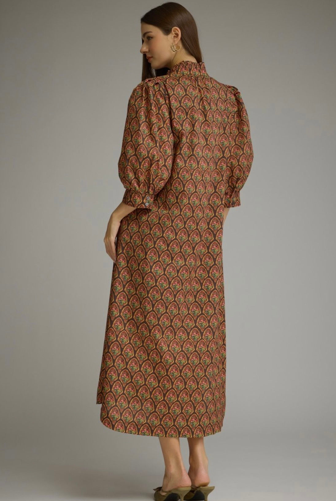 Autumn Romance Midi Dress