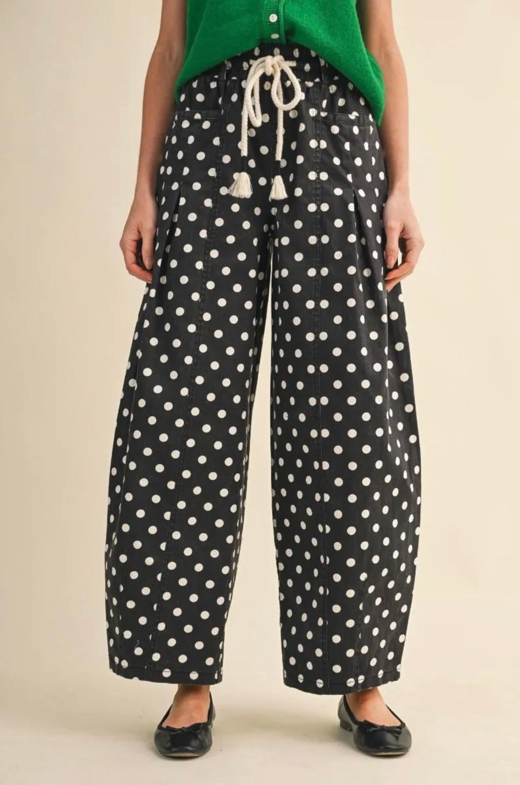 Dot Your Style Barrel Pants