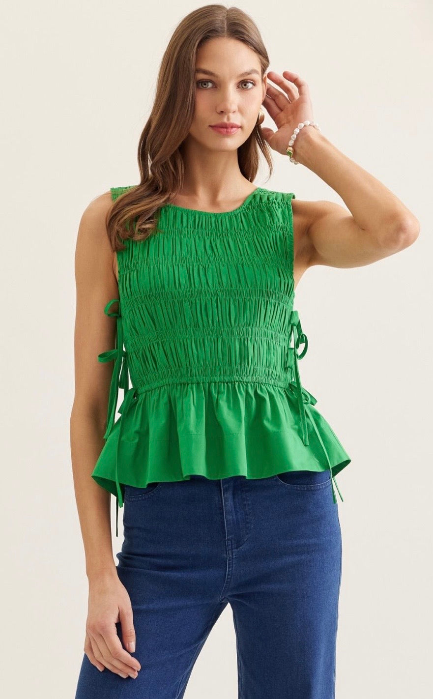 Side Bow Beauty Top