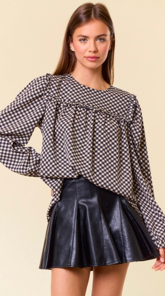 Plaid Perfection Blouse