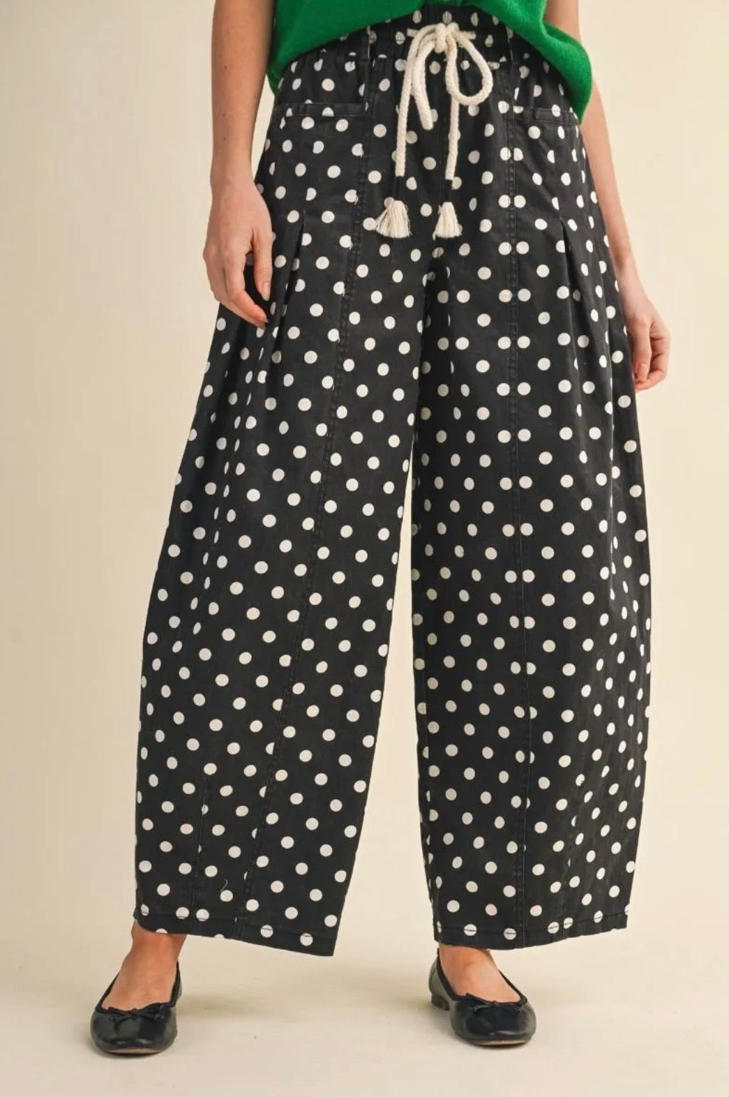 Dot Your Style Barrel Pants