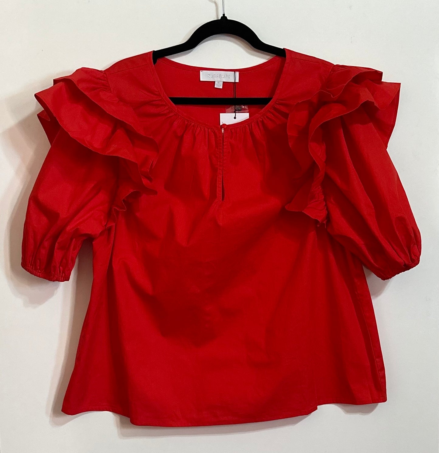 Salsa Sizzle Ruffle Top