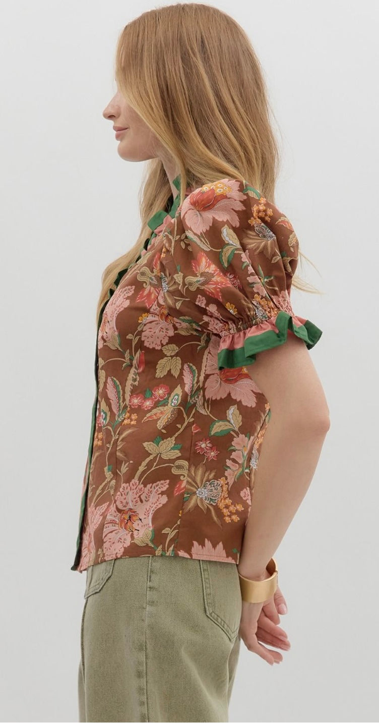 Color Kissed Blossom Top