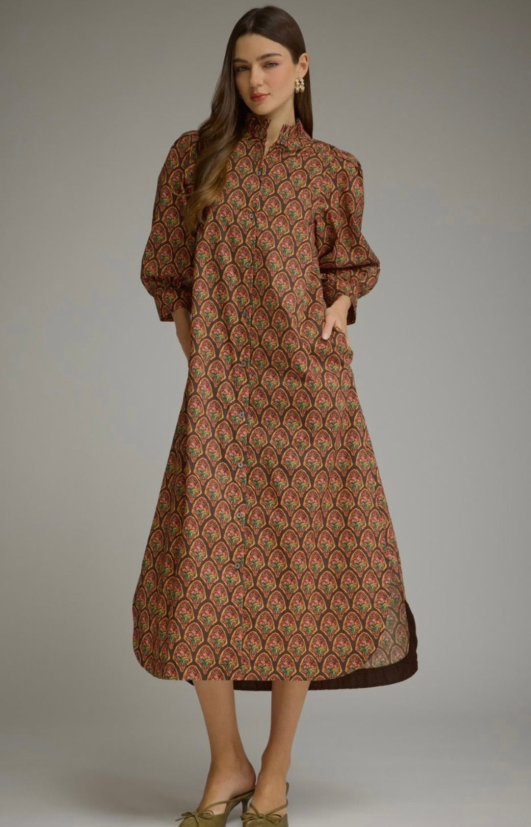Autumn Romance Midi Dress