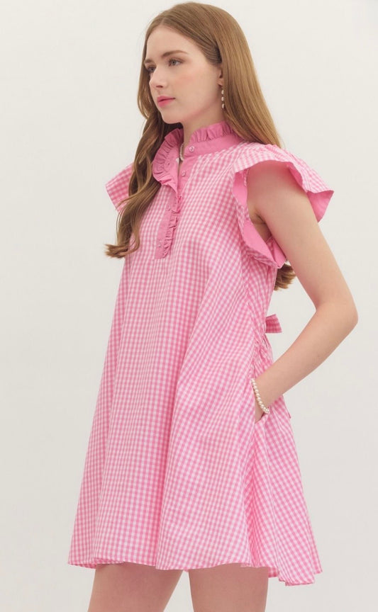 Pink Porch Swing Mini Dress