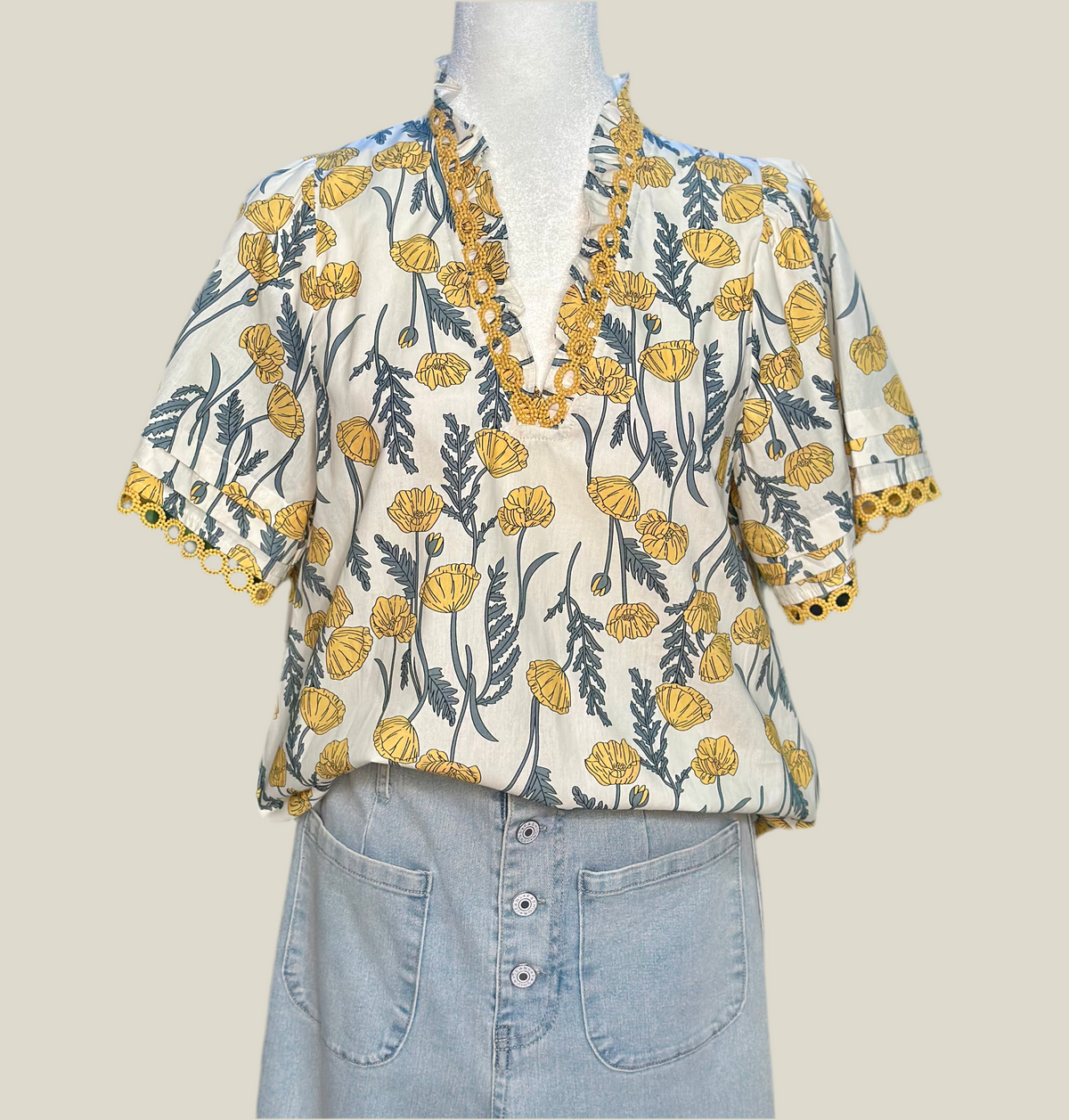 Sunlit Serenity Blouse