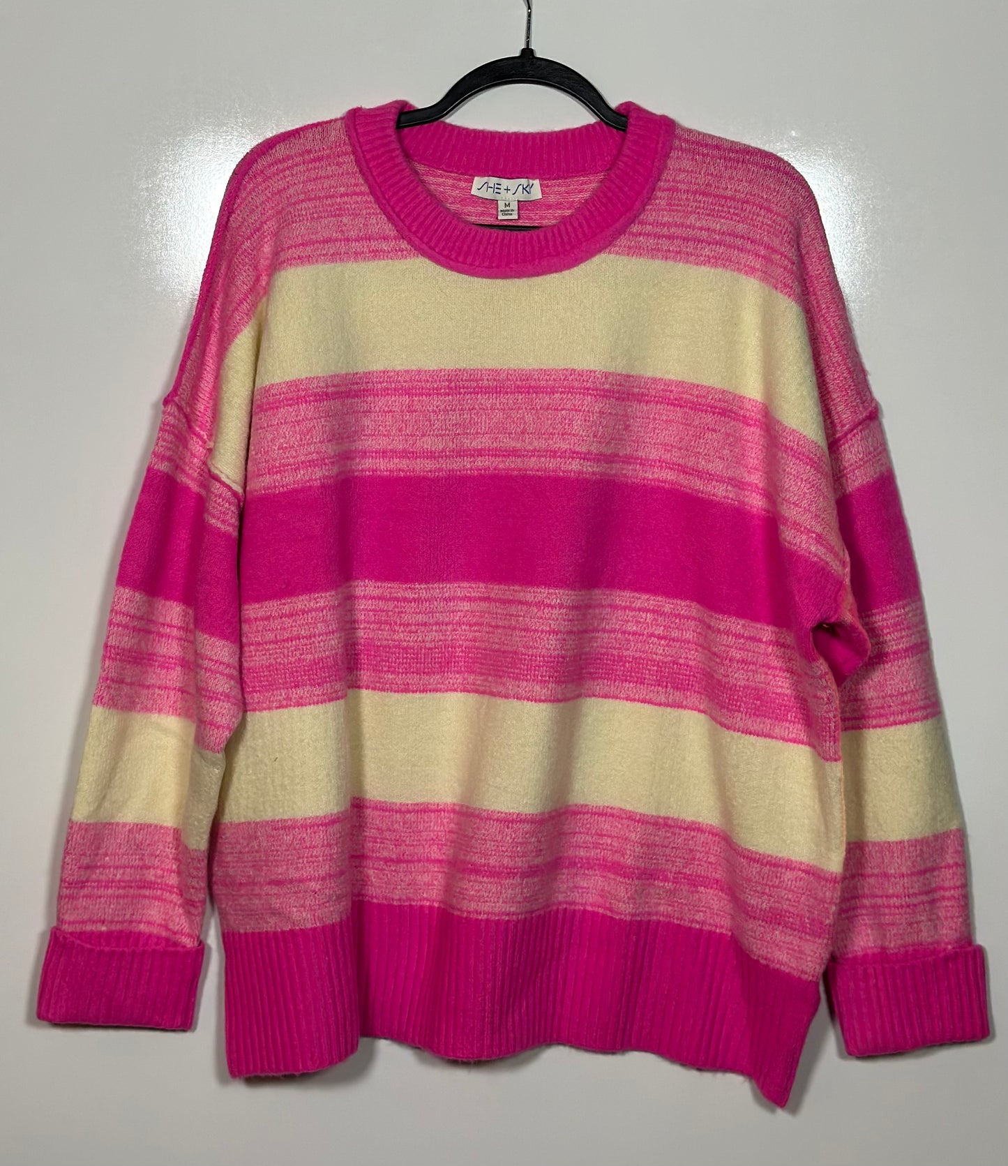 Cotton Candy Stripes Sweater